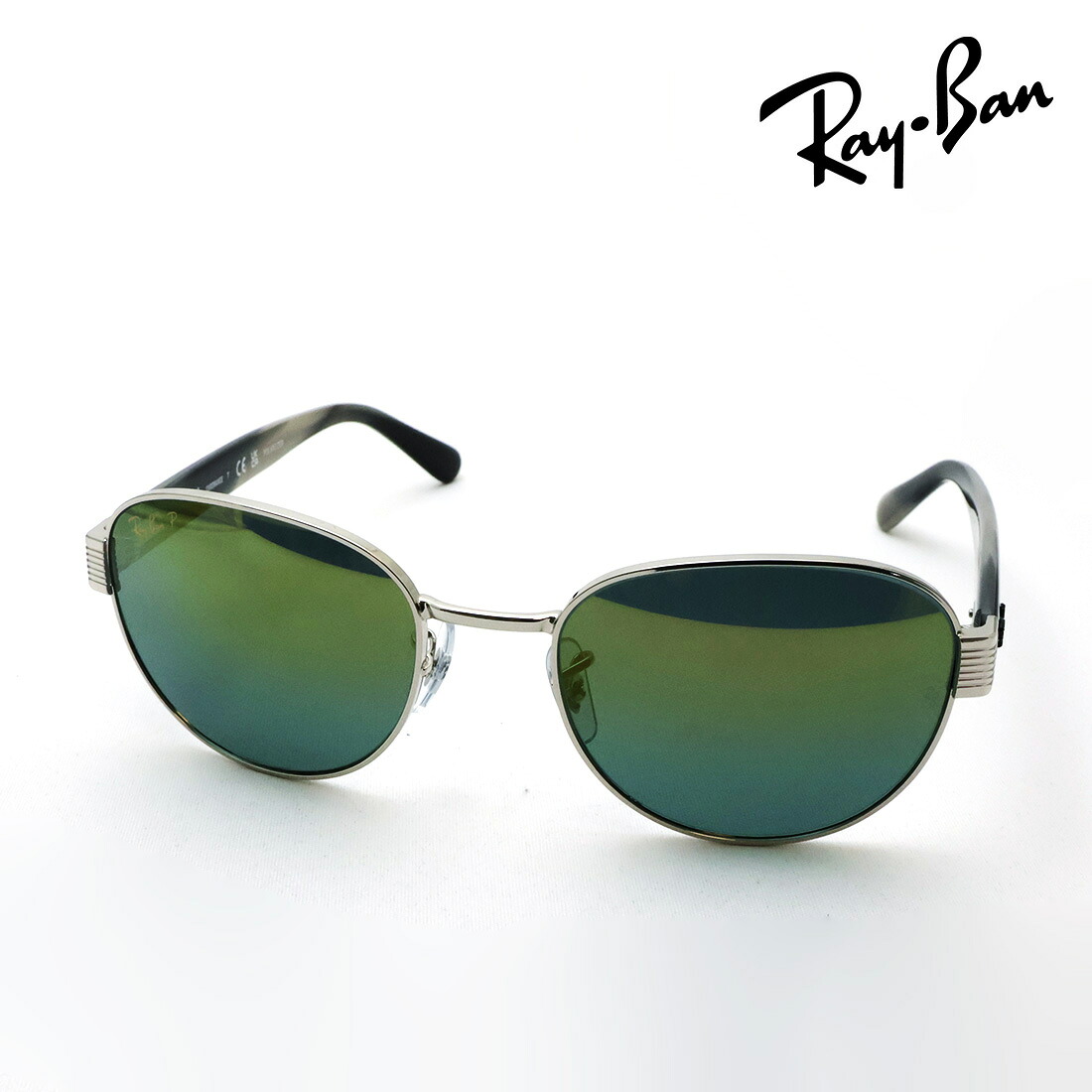 NewModel レイバン 偏光サングラス 正規品 CHROMANCE クロマンス Ray-Ban RB3766CH 003J0 54 56 レディース メンズ RayBan 純正度付きレンズ可 スクエア シルバー系