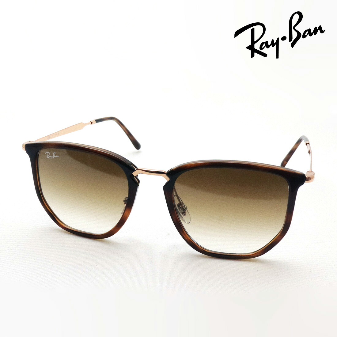 NewModel レイバン サングラス 正規品 Ray-Ban RB4451 680451 50 53 レディース メンズ RayBan 純正度付きレンズ可 純正度付きレンズ可 幾何学形 ウェリントン オレンジ系 トータス系
