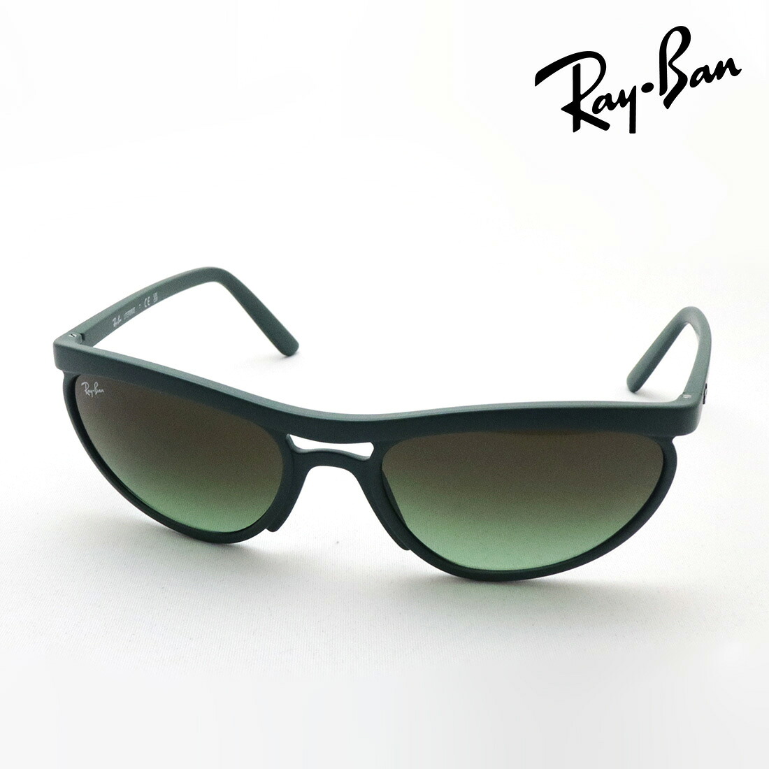 NewModel レイバン サングラス 正規品 Ray-Ban RB4453 6016E8 59 レディース メンズ RayBan 純正度付きレンズ可 度付きサングラス可 オーバル グリーン系｜グラスマニア -Tokyo Aoyama-