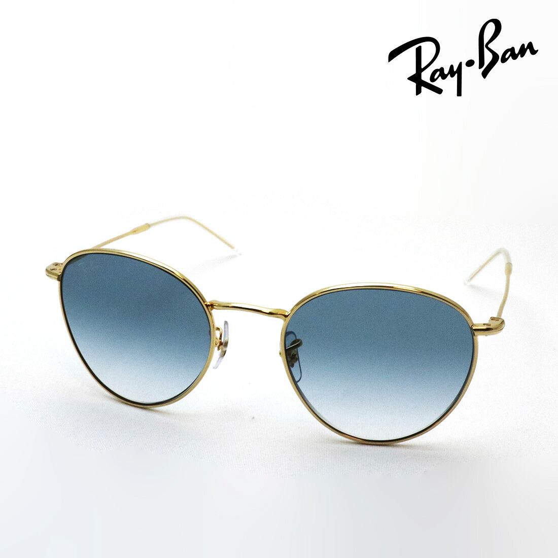 NewModel レイバン サングラス 正規品 ROUND REVERSE ラウンド リバース Ray-Ban RBR0103S 00179 53 55 レディース メンズ RayBan ラウンド ゴールド系
