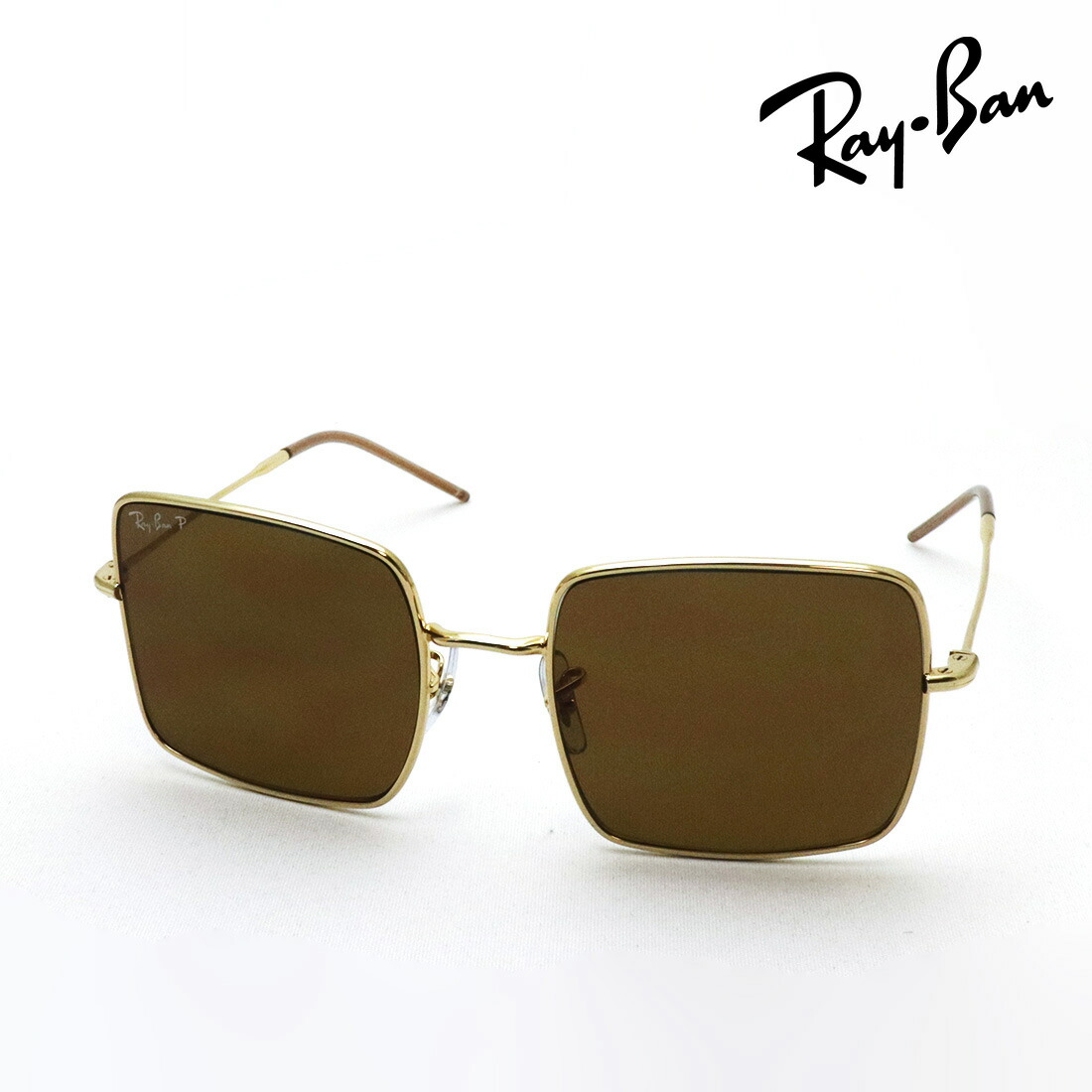 NewModel レイバン 偏光サングラス 正規品 SQUARE REVERSE スクエア リバース Ray-Ban RBR0104S 00183 54 56 レディース メンズ RayBan スクエア ゴールド系｜グラスマニア -Tokyo Aoyama- 22,422円