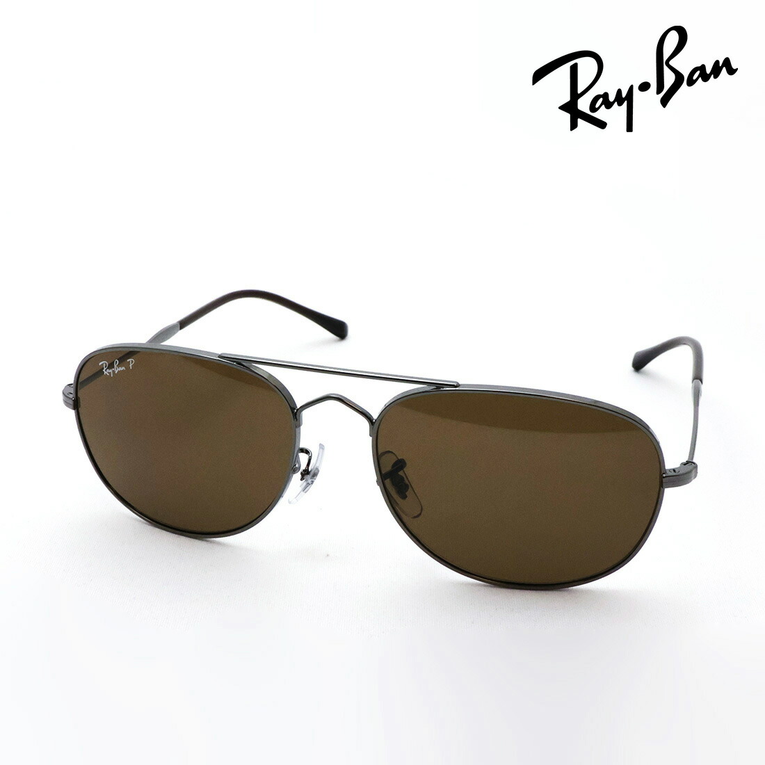 NewModel レイバン 偏光サングラス 正規品 BAIN BRIDGE ベインブリッジ Ray-Ban RB3735 00457 57 60 レディース メンズ 大きい RayBan 純正度付きレンズ可 ティアドロップ シルバー系｜グラスマニア -Tokyo Aoyama- 22,669円