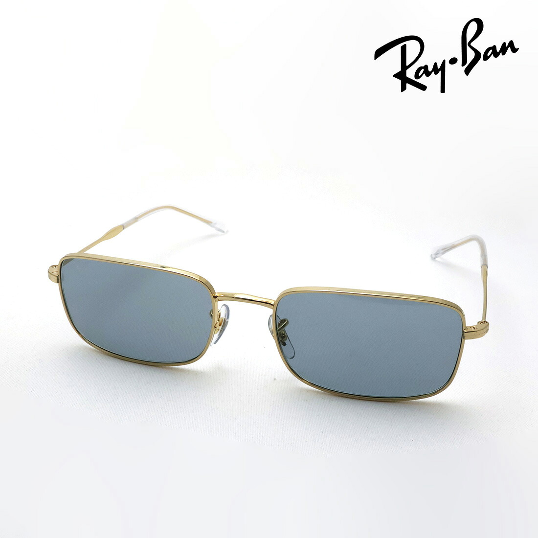 NewModel レイバン サングラス Ray-Ban RB3746 001R5 56 59 レディース メンズ RayBan 純正度付きレンズ可 度付きサングラス可 スクエア ゴールド系｜グラスマニア -Tokyo Aoyama-