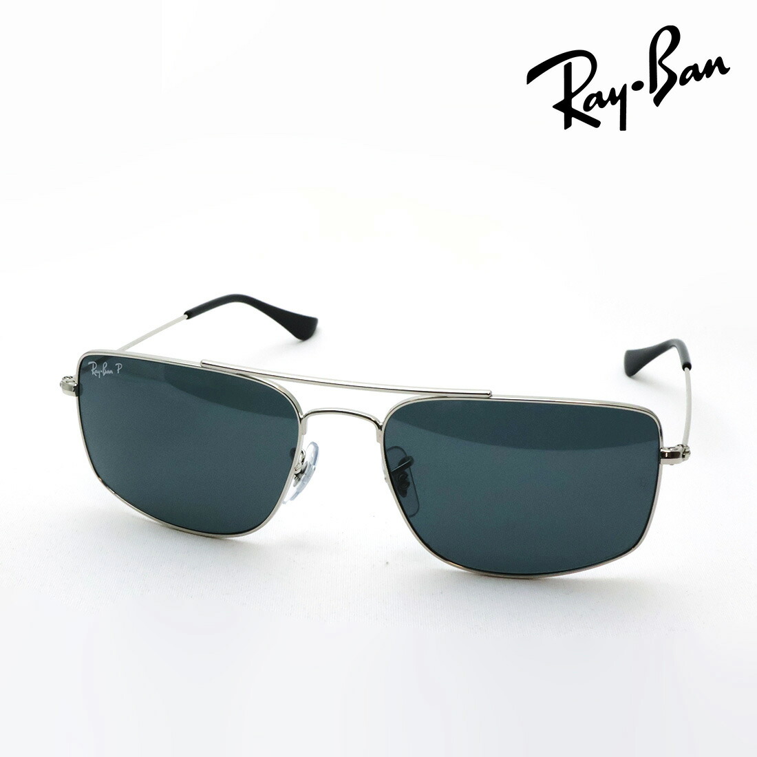 NewModel レイバン 偏光サングラス 正規品 Explorer 3 エクスプローラー3 Ray-Ban RB3779 0033R 56 59 レディース メンズ RayBan 純正度付きレンズ可 度付きサングラス可 スクエア シルバー系｜グラスマニア -Tokyo Aoyama-