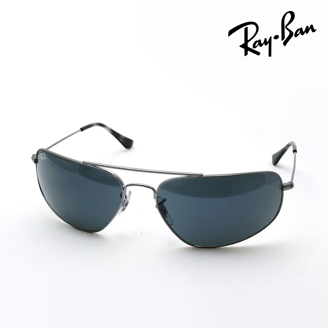 NewModel レイバン サングラス 正規品 Ray-Ban RB3780 004R5 63 レディース メンズ RayBan スクエア シルバー系