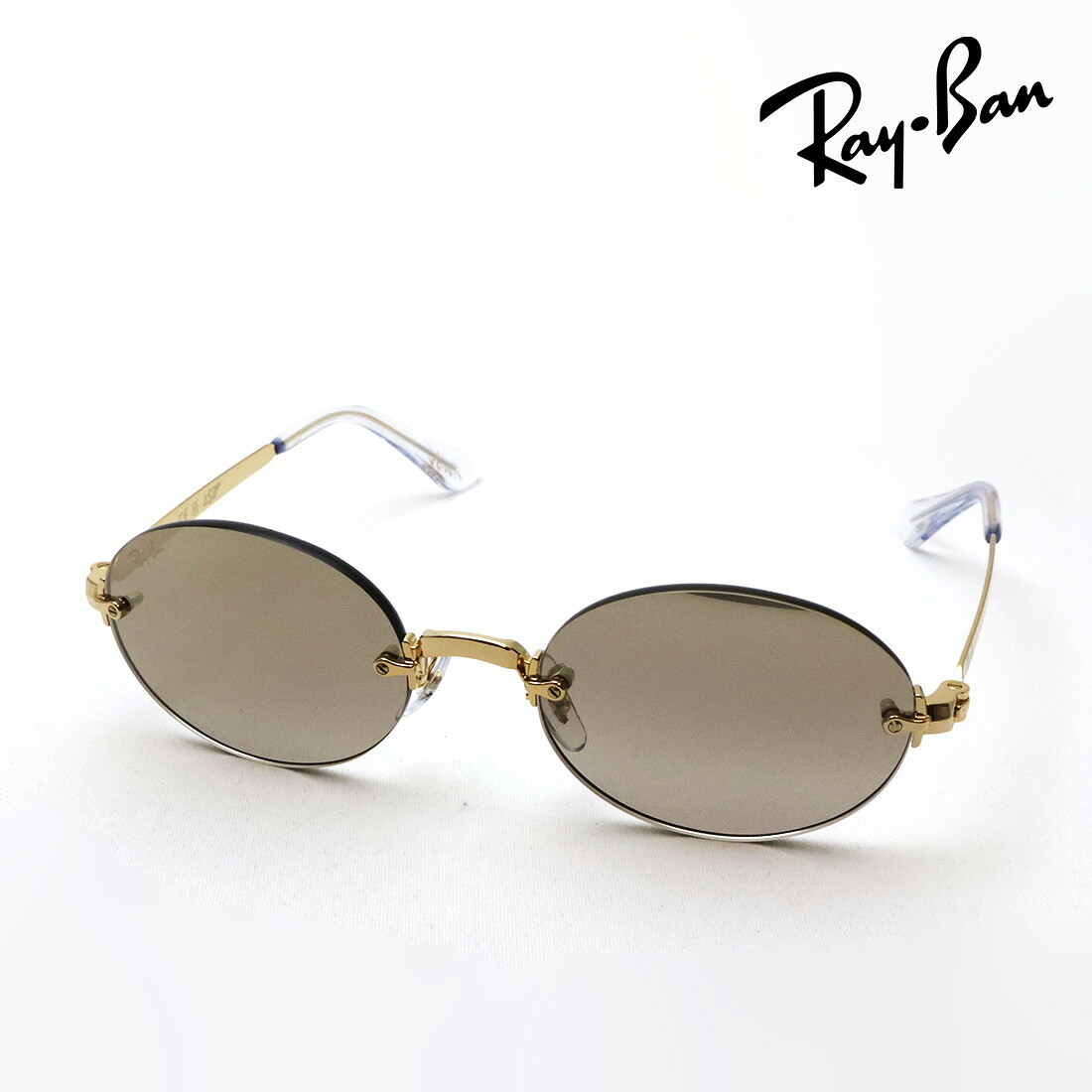 NewModel レイバン 黒眼鏡 置き目品 A$AP ROCKY エイサップ・ロッキー Ray-Ban RB3929 00171 54 レディース メンズ RayBan リム受け答え オーバル ゴールド系 バッグ・小物・ブランド雑貨-眼鏡・サングラス-サングラス