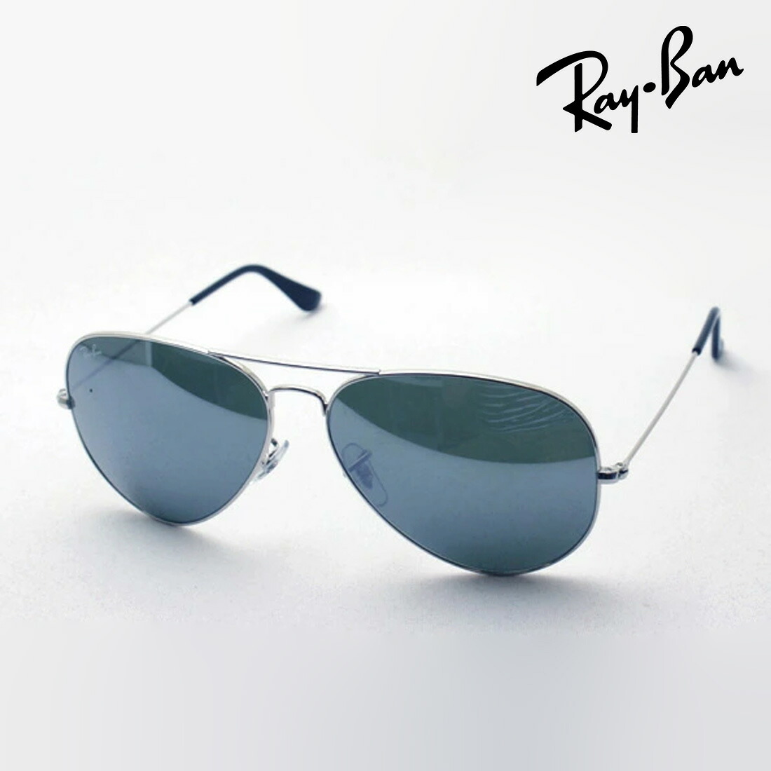 レイバン 黒眼鏡 定まり品 アビエーター Ray-Ban RB3025 00340 レディース メンズ 銀鏡 RayBan 完全無欠度付き添い人水晶体可 度付き添い人黒眼鏡可 ティアドロップ しろがね色系