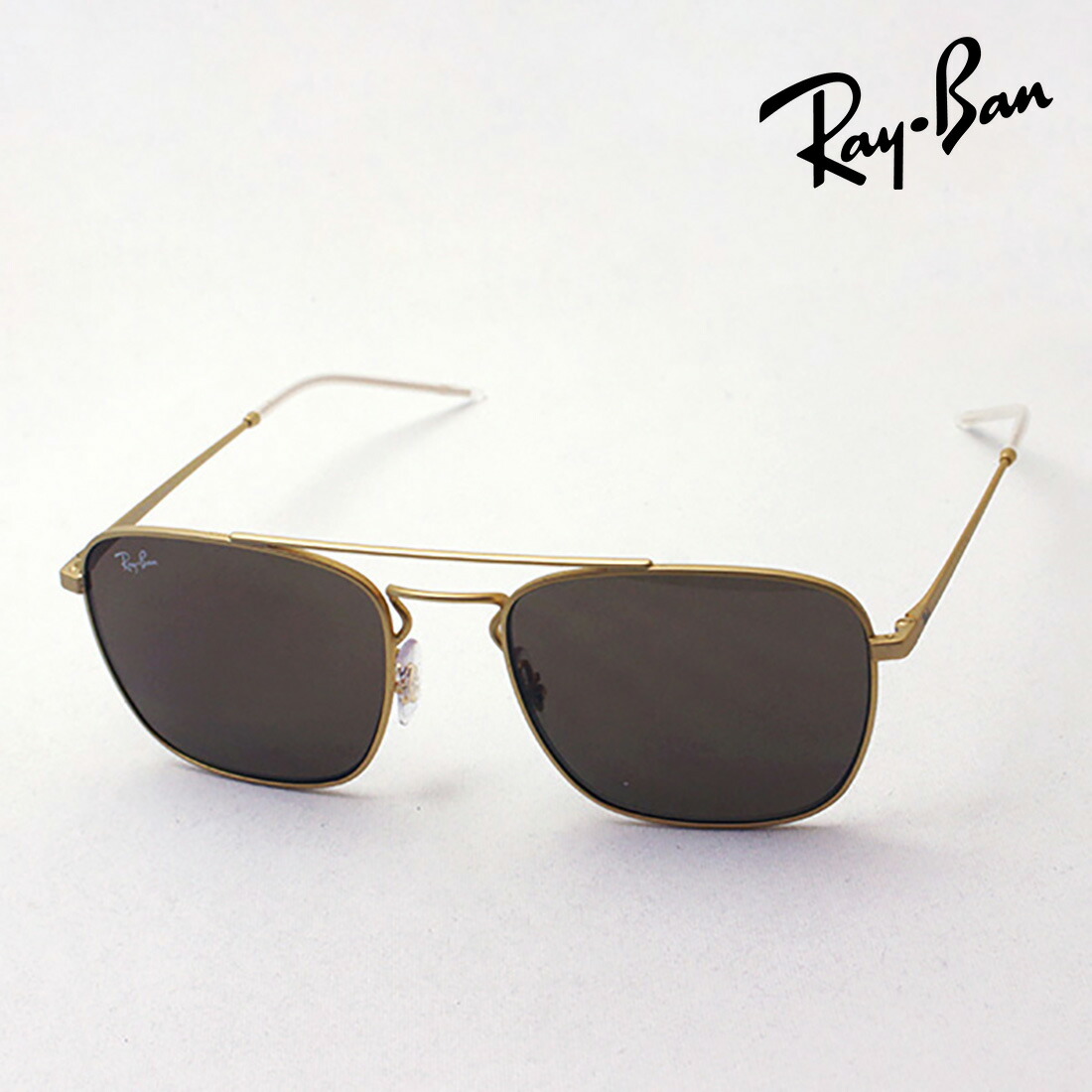 プレミア生産終了モデル レイバン サングラス 正規品 Ray-Ban RB3588 901373 メンズ RayBan スクエア ゴールド系