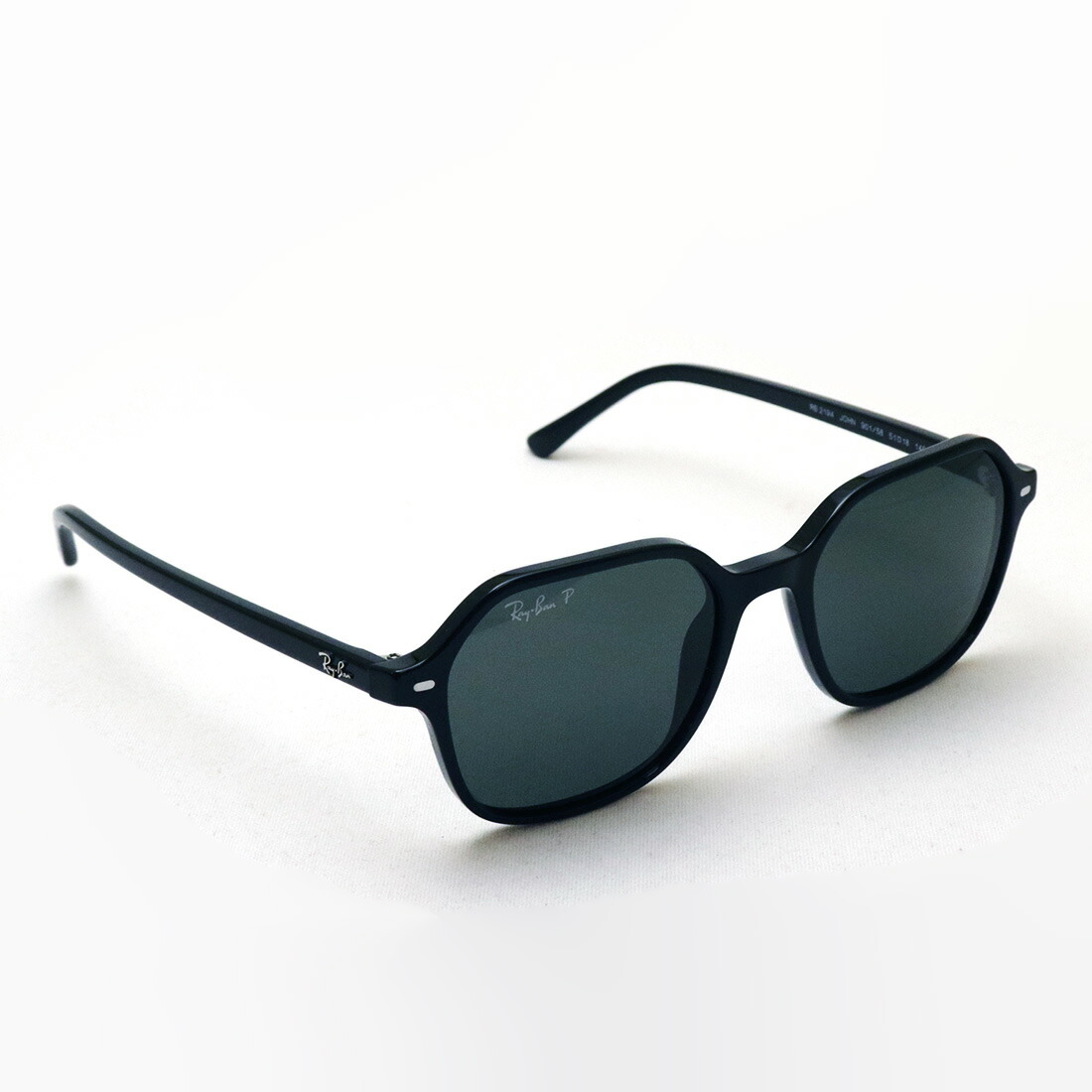 ジョン 偏光サングラス Rb2194 Ray Ban John メンズ Newmodel レディース Newmodel メンズ 正規レイバン日本最大級の品揃え レイバン John Rayban 純正度付きレンズ可 Made In Italy スクエア ブラック系 グラスマニア Tokyo Aoyama レイバン 正規商品販売店 圧倒