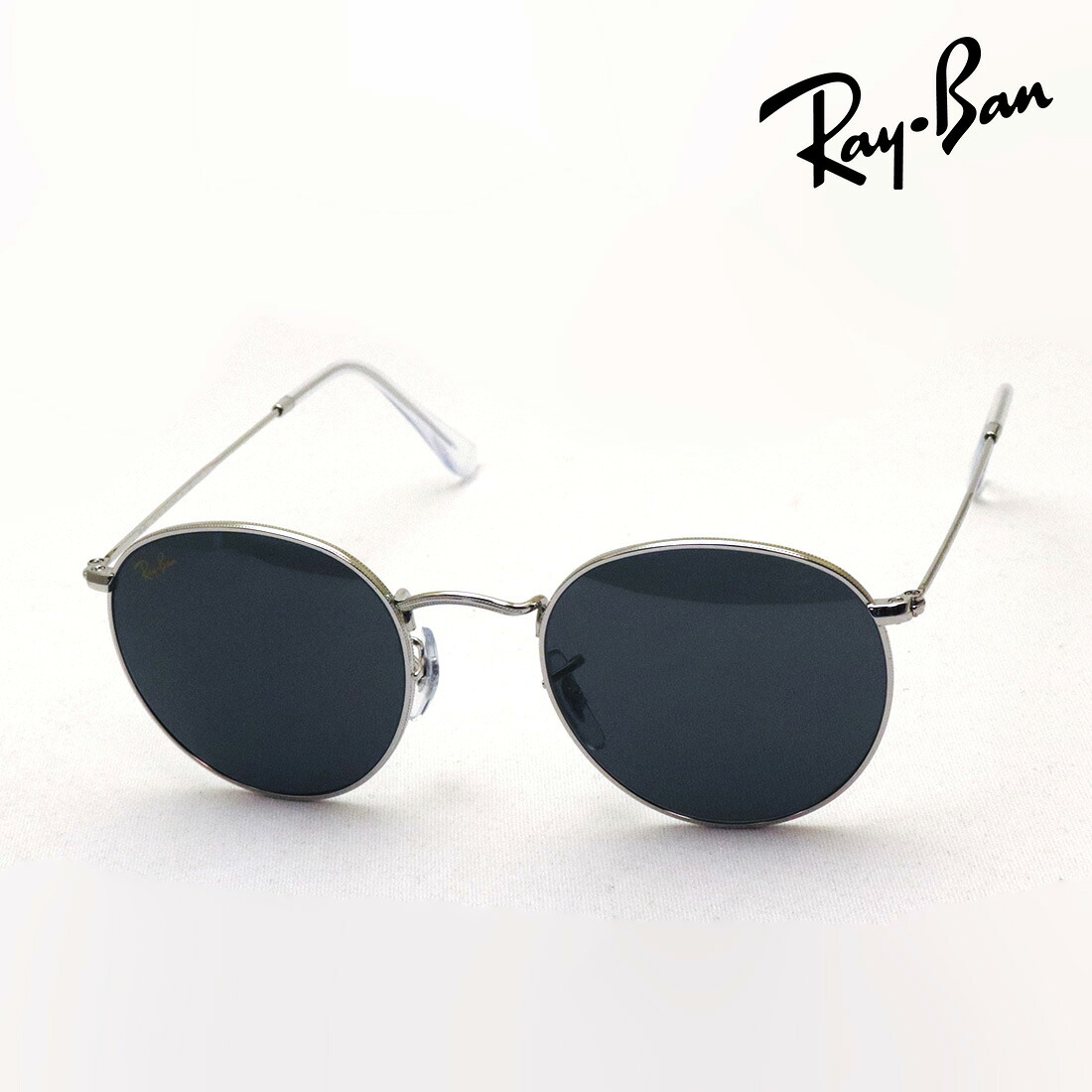 レイバン 黒眼鏡 定まり品 ラウンド金属元素 Ray-Ban RB3447 9198B1 レディース メンズ 丸 RayBan 完全無欠度付き添い人水晶体可 度付き添い人黒眼鏡可 Made In Italy ラウンド しろがね色系