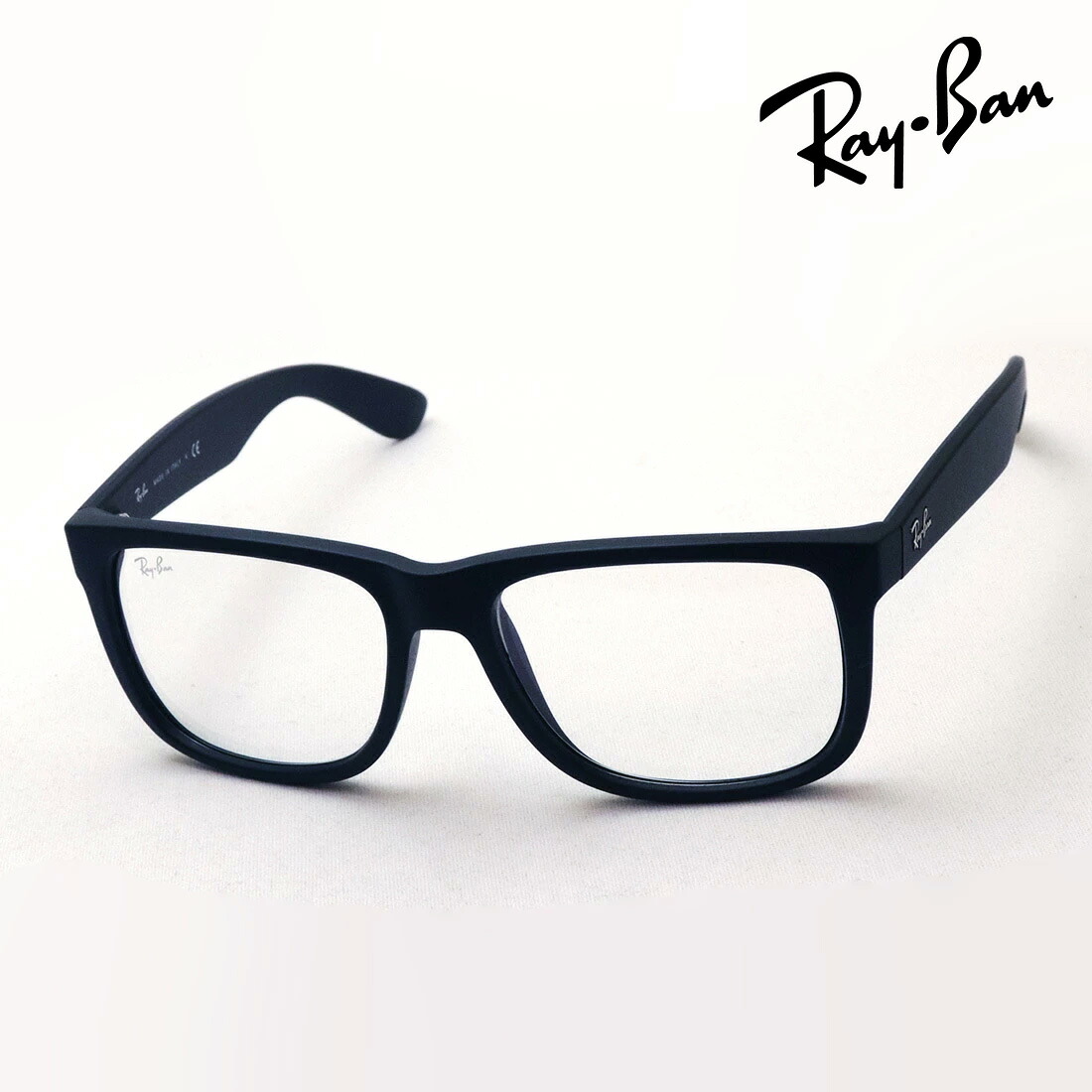 レイバン サングラス 正規品 ジャスティン EVERGLASSES エバーグラス Ray-Ban RB4165 6225X 54 レディース メンズ RayBan 純正度付きレンズ可 度付きサングラス可 Made In Italy ウェリントン ブラック系