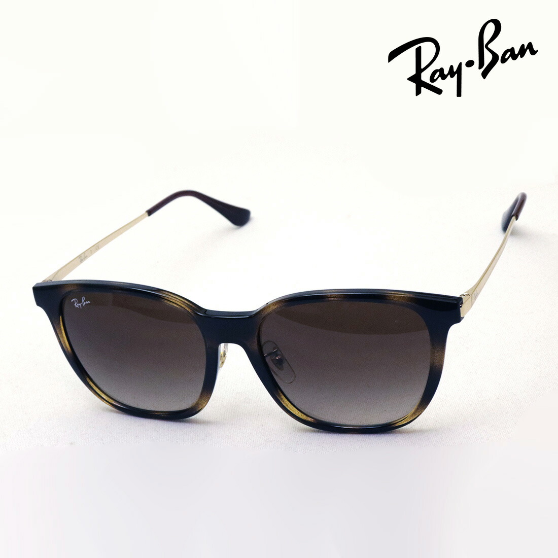 レイバン サングラス 正規品 Ray-Ban RB4333D 71013 レディース レディースモデル RayBan 純正度付きレンズ可 度付きサングラス可 スクエア トータス系