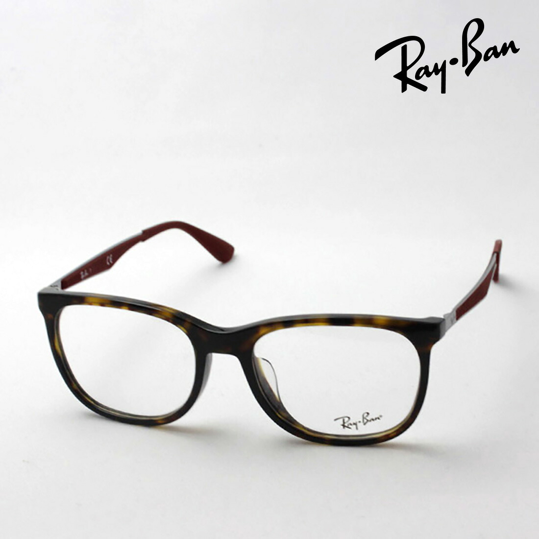 プレミア生産終了モデル レイバン メガネ フレーム 正規品 Ray-Ban RX7078F 2012 伊達メガネ 度付き ブルーライト カット 眼鏡 RayBan ウェリントン トータス系｜グラスマニア -Tokyo Aoyama-