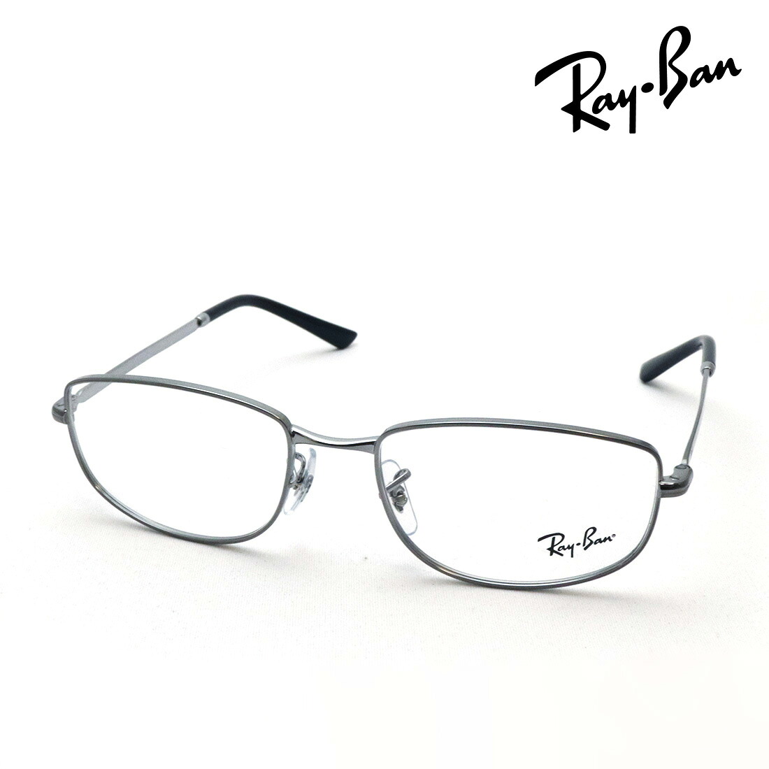 レイバン メガネ フレーム 正規品 Ray-Ban RX3732V 2502 54 56 伊達メガネ 度付き ブルーライト カット 眼鏡 RayBan メタル オーバル シルバー系