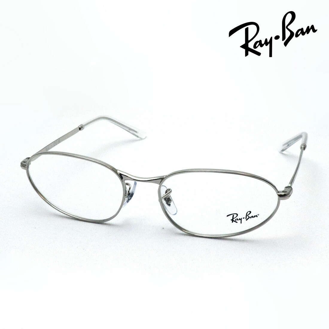 プレミア生産終了モデル レイバン メガネ フレーム 正規品 Ray-Ban RX3734V 2501 54 56 伊達メガネ 度付き ブルーライト カット 眼鏡 RayBan メタル オーバル シルバー系