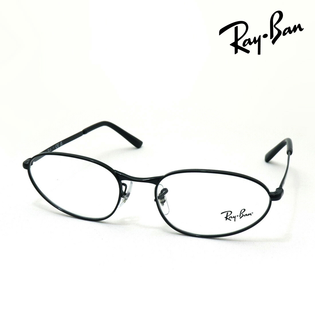 プレミア生産終了モデル レイバン メガネ フレーム 正規品 Ray-Ban RX3734V 2509 54 56 伊達メガネ 度付き ブルーライト カット 眼鏡 RayBan メタル オーバル ブラック系