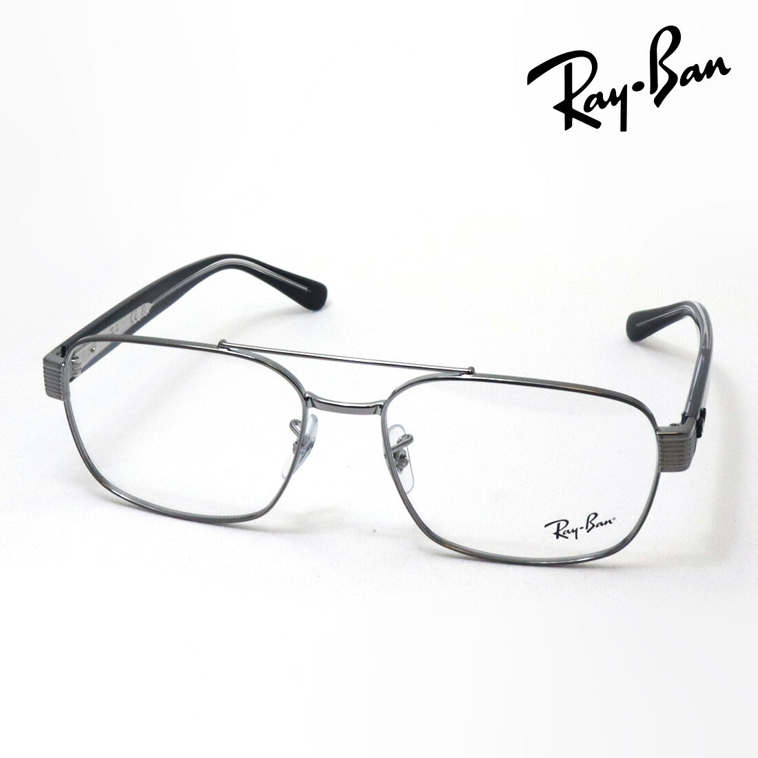 レイバン メガネ フレーム 正規品 Ray-Ban RX3751V 2502 56 58 伊達メガネ 度付き ブルーライト カット 眼鏡 RayBan メタル スクエア シルバー系