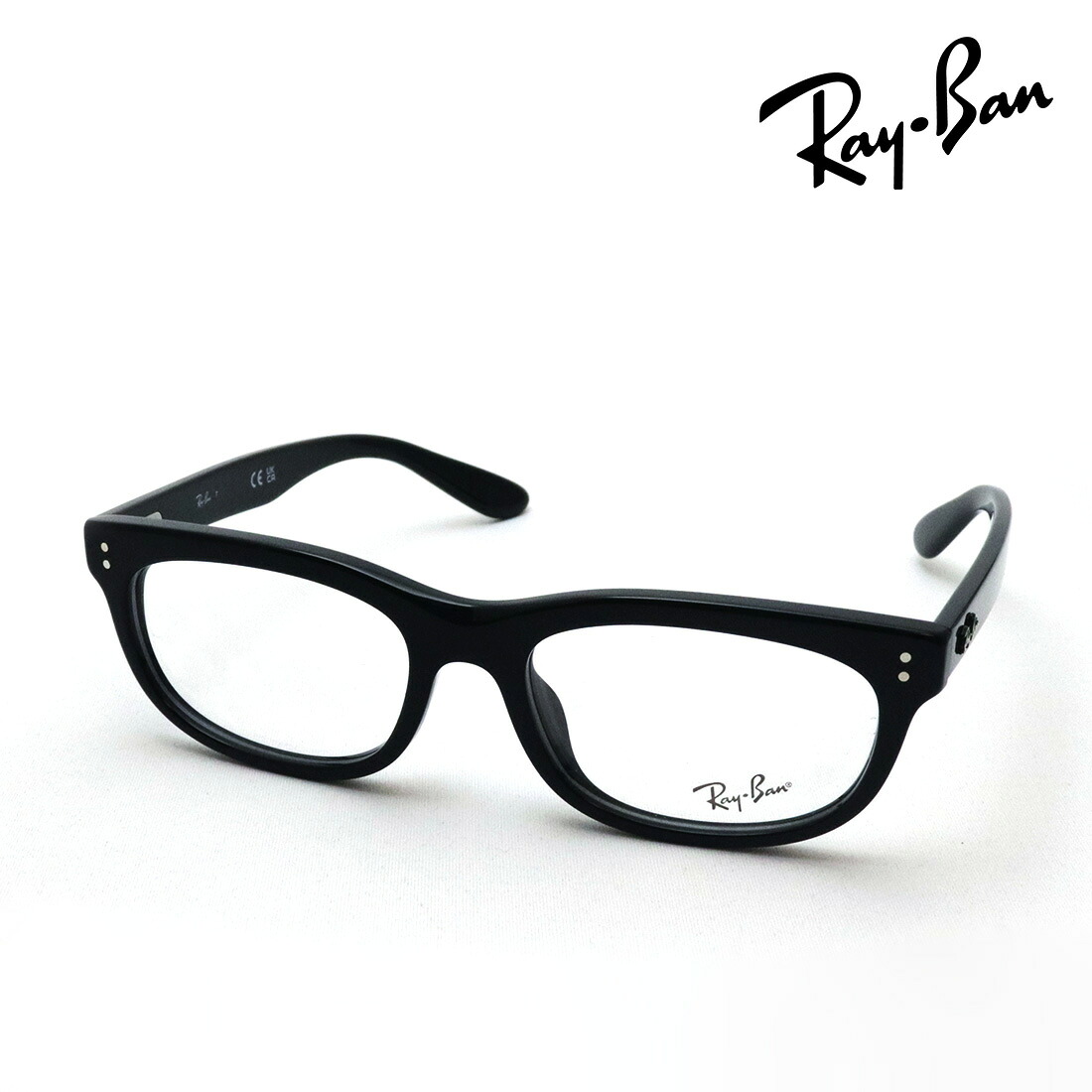 レイバン メガネ フレーム 正規品 BALORETTE バロレッテ Ray-Ban RX5489F 2000 54 伊達メガネ 度付き ブルーライト カット 眼鏡 RayBan スクエア ブラック系