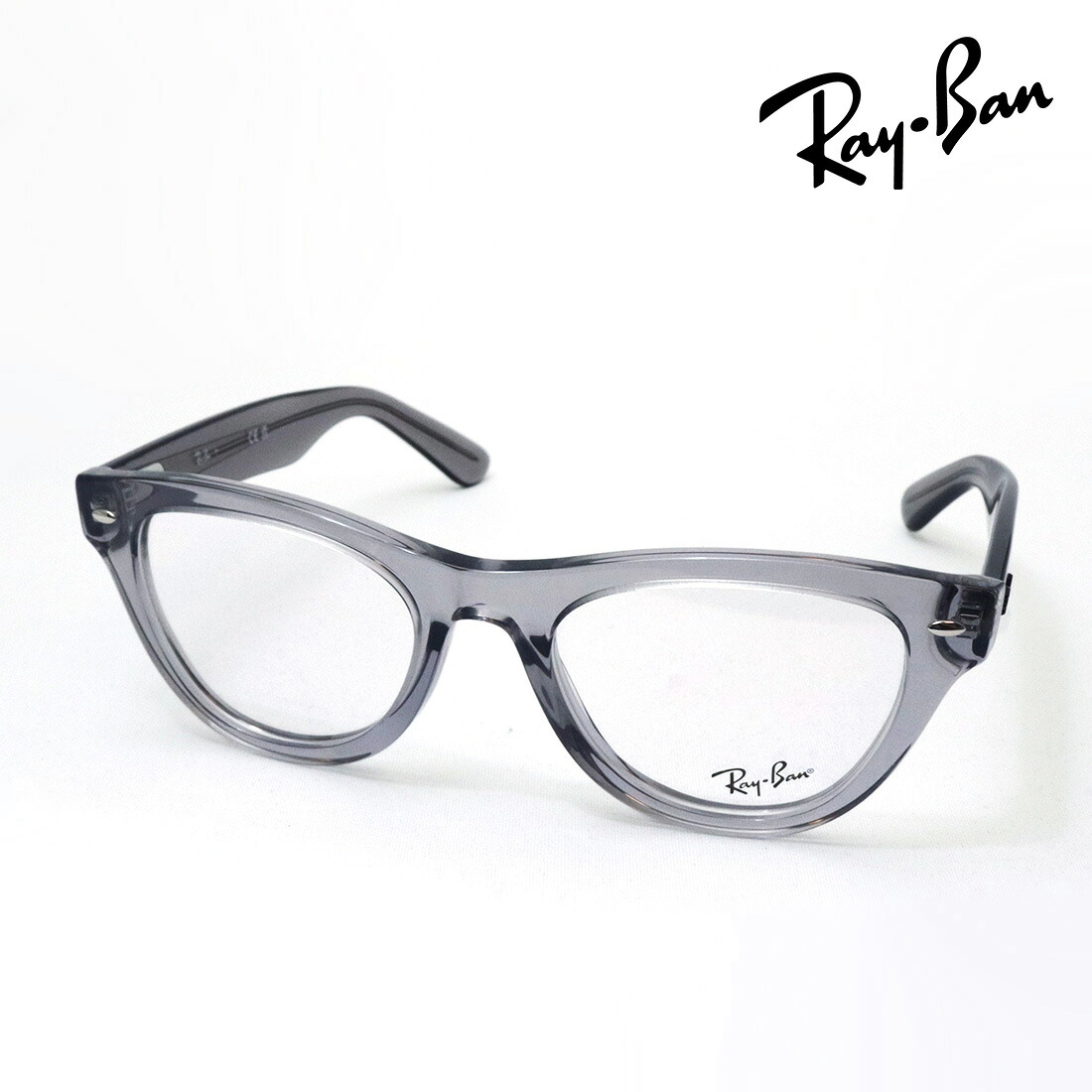 NewModel レイバン メガネ フレーム 正規品 Ray-Ban RX5510 2102 50 52 伊達メガネ 度付き ブルーライト カット 眼鏡 RayBan フォックス グレー系