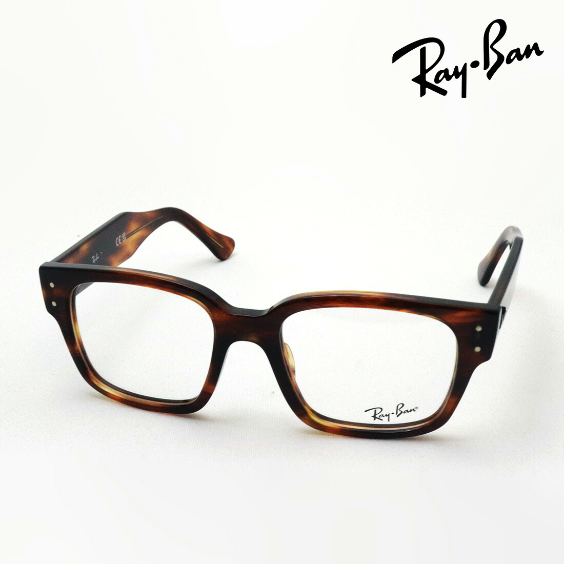 NewModel レイバン メガネ フレーム 正規品 LAURENE ローレン Ray-Ban RX7256F 8315 50 伊達メガネ 度付き ブルーライト カット 眼鏡 RayBan スクエア トータス系｜グラスマニア -Tokyo Aoyama-