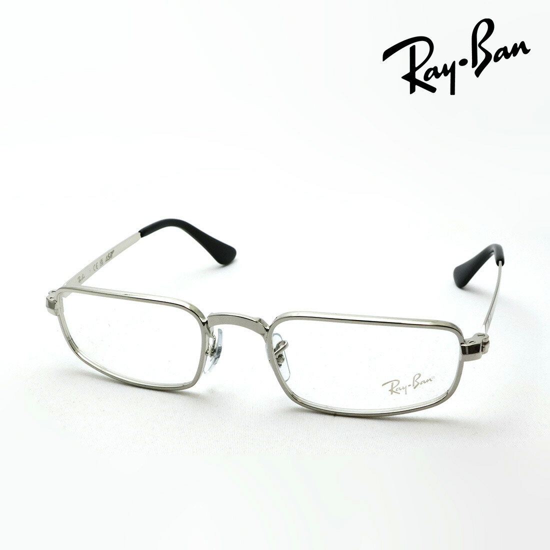 NewModel レイバン メガネ フレーム 正規品 A$AP ROCKY エイサップ・ロッキー Ray-Ban RX3927V 2501 52 54 伊達メガネ 度付き ブルーライト カット 眼鏡 メタル RayBan スクエア シルバー系|グラスマニア -Tokyo Aoyama-