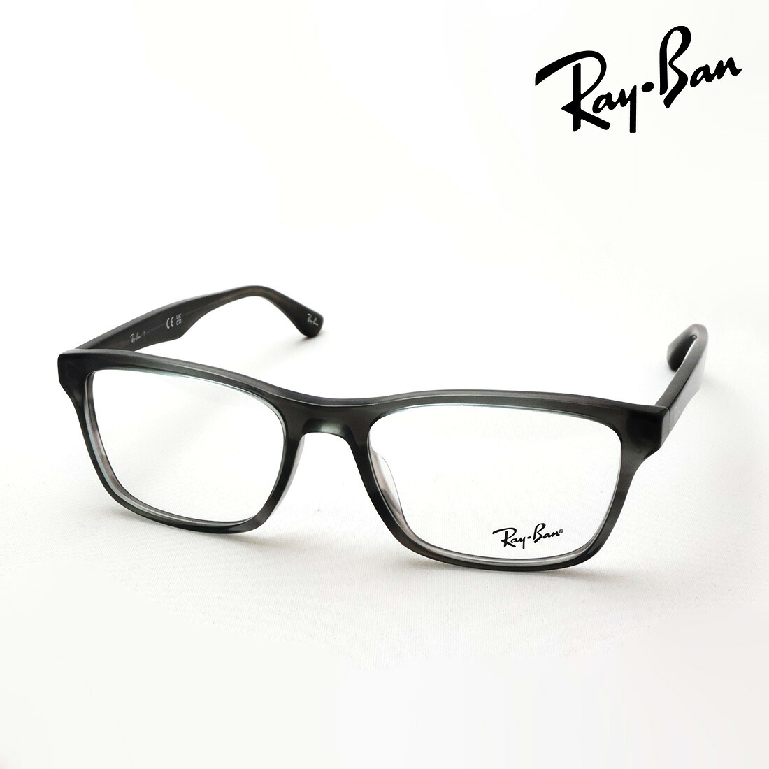 NewModel レイバン メガネ フレーム 正規品 Ray-Ban RX5279F 8453 55 伊達メガネ 度付き ブルーライト カット 眼鏡 RayBan ウェリントン グレー系｜グラスマニア -Tokyo Aoyama- 15,558円