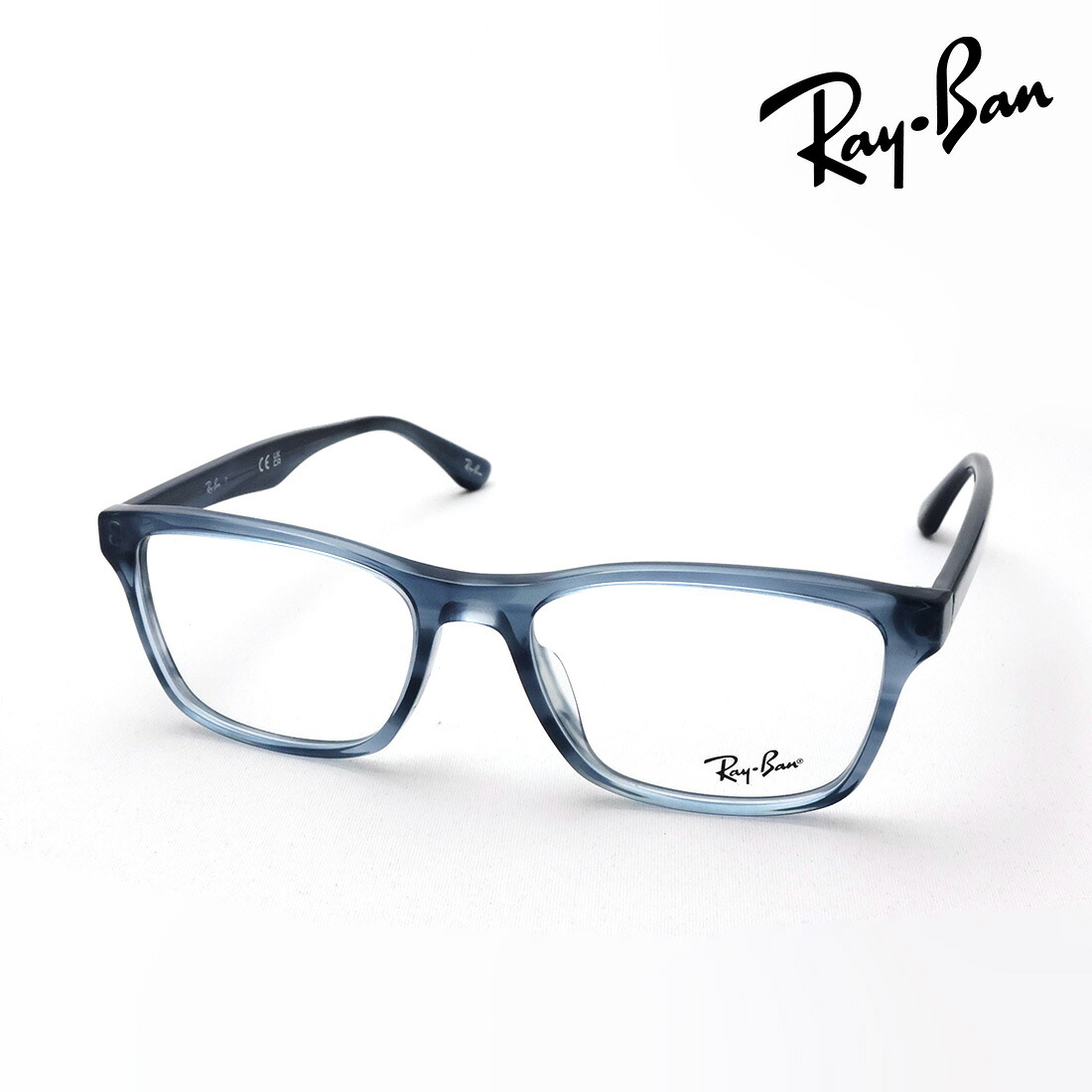 NewModel レイバン メガネ フレーム 正規品 Ray-Ban RX5279F 8456 55 伊達メガネ 度付き ブルーライト カット 眼鏡 RayBan ウェリントン ブルー系|グラスマニア -Tokyo Aoyama-