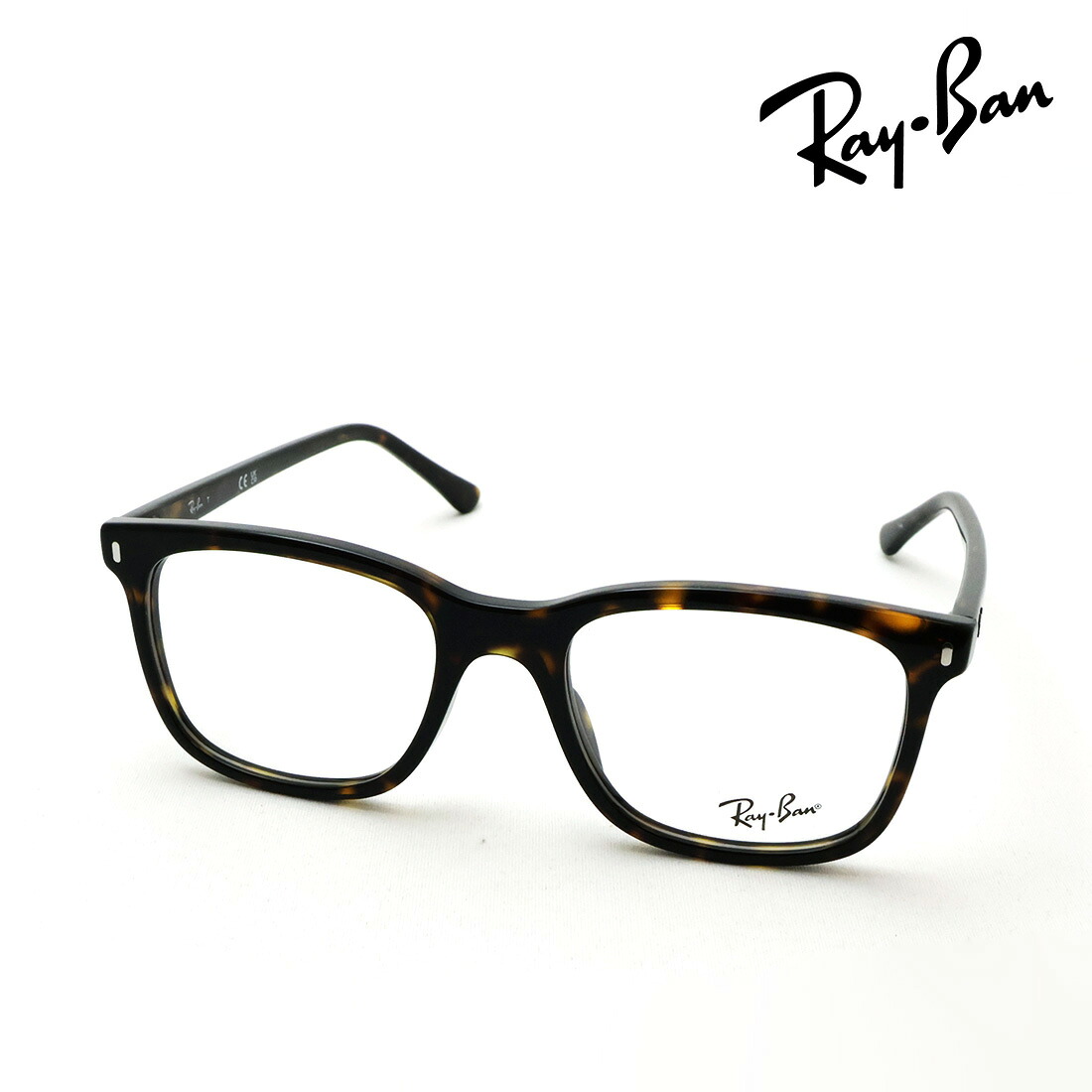 NewModel レイバン メガネ フレーム 正規品 Ray-Ban RX5446F 2012 51 53 伊達メガネ 度付き ブルーライト カット 眼鏡 RayBan スクエア トータス系|グラスマニア -Tokyo Aoyama-