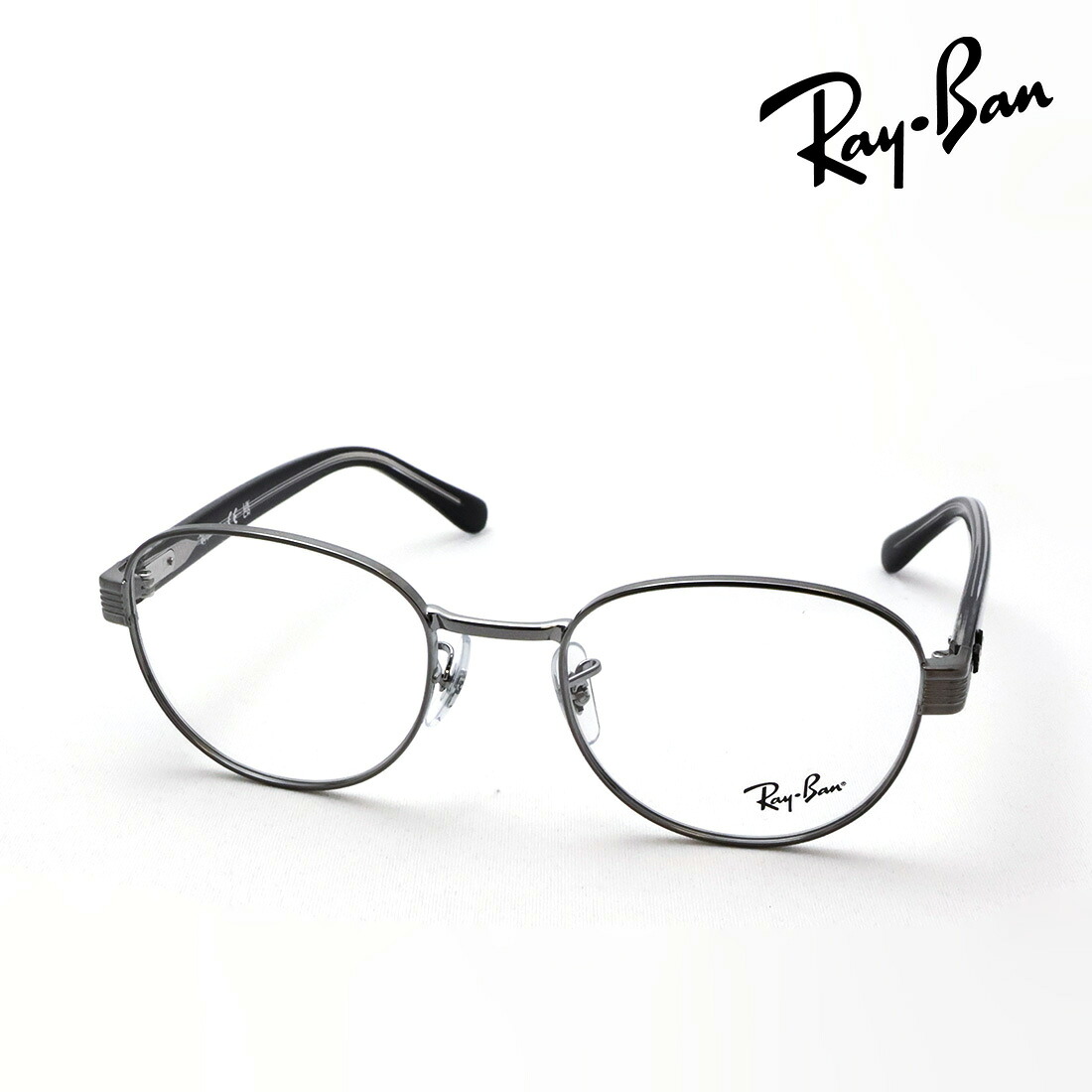 NewModel レイバン メガネ フレーム 正規品 Ray-Ban RX6543 2502 52 54 伊達メガネ 度付き ブルーライト カット 眼鏡 メタル RayBan スクエア シルバー系|グラスマニア -Tokyo Aoyama-