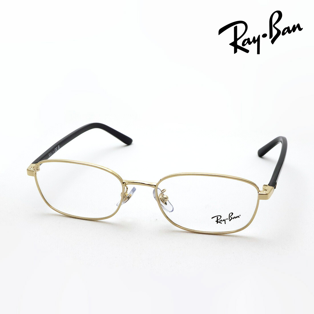 NewModel レイバン メガネ フレーム 正規品 Ray-Ban RX6551D 2993 53 伊達メガネ 度付き ブルーライト カット 眼鏡 RayBan メタル アジアンフィット スクエア ゴールド系|グラスマニア -Tokyo Aoyama-