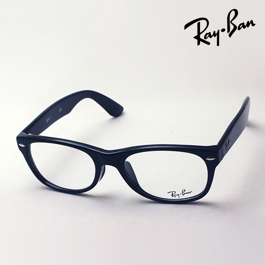 レイバン メガネ フレーム 正規品 ウェイファーラー Ray-Ban RX5184F 2000 52 54 伊達メガネ 度付き ブルーライト カット 眼鏡 黒縁 RayBan ウェリントン ブラック系 大ヒット|グラスマニア -Tokyo Aoyama-