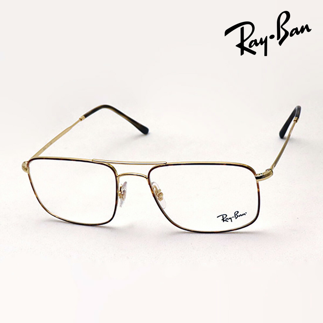 プレミア生産終了モデル レイバン メガネ フレーム 正規品 Ray-Ban RX6434 2945 伊達メガネ 度付き ブルーライト カット 眼鏡 メタル RayBan オーバル ゴールド系｜グラスマニア -Tokyo Aoyama- 11,804円