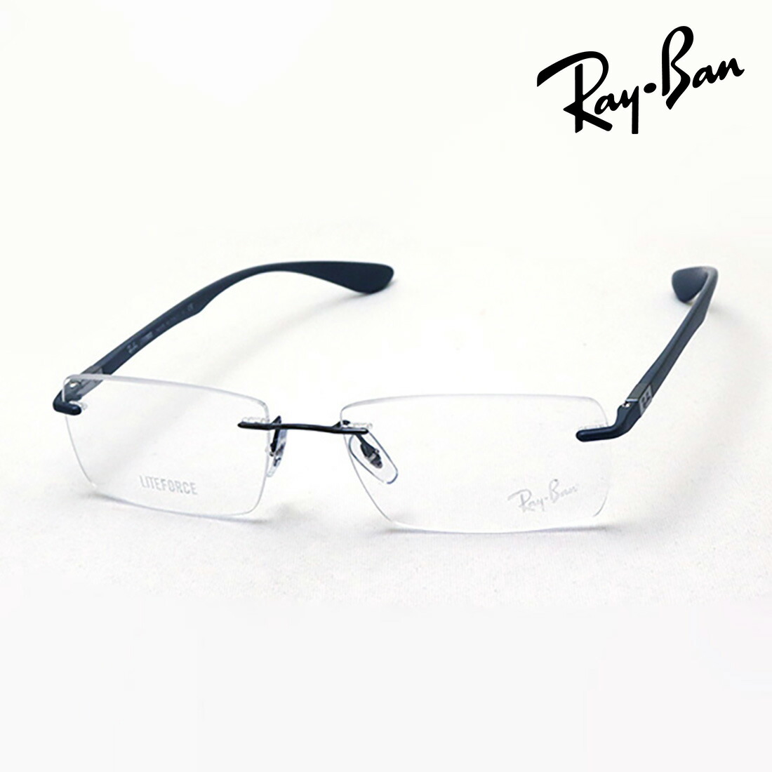 アウトレット レイバン メガネ フレーム 正規品 Ray-Ban RX8724 1218 伊達メガネ メタル RayBan Made In Italy スクエア シルバー系