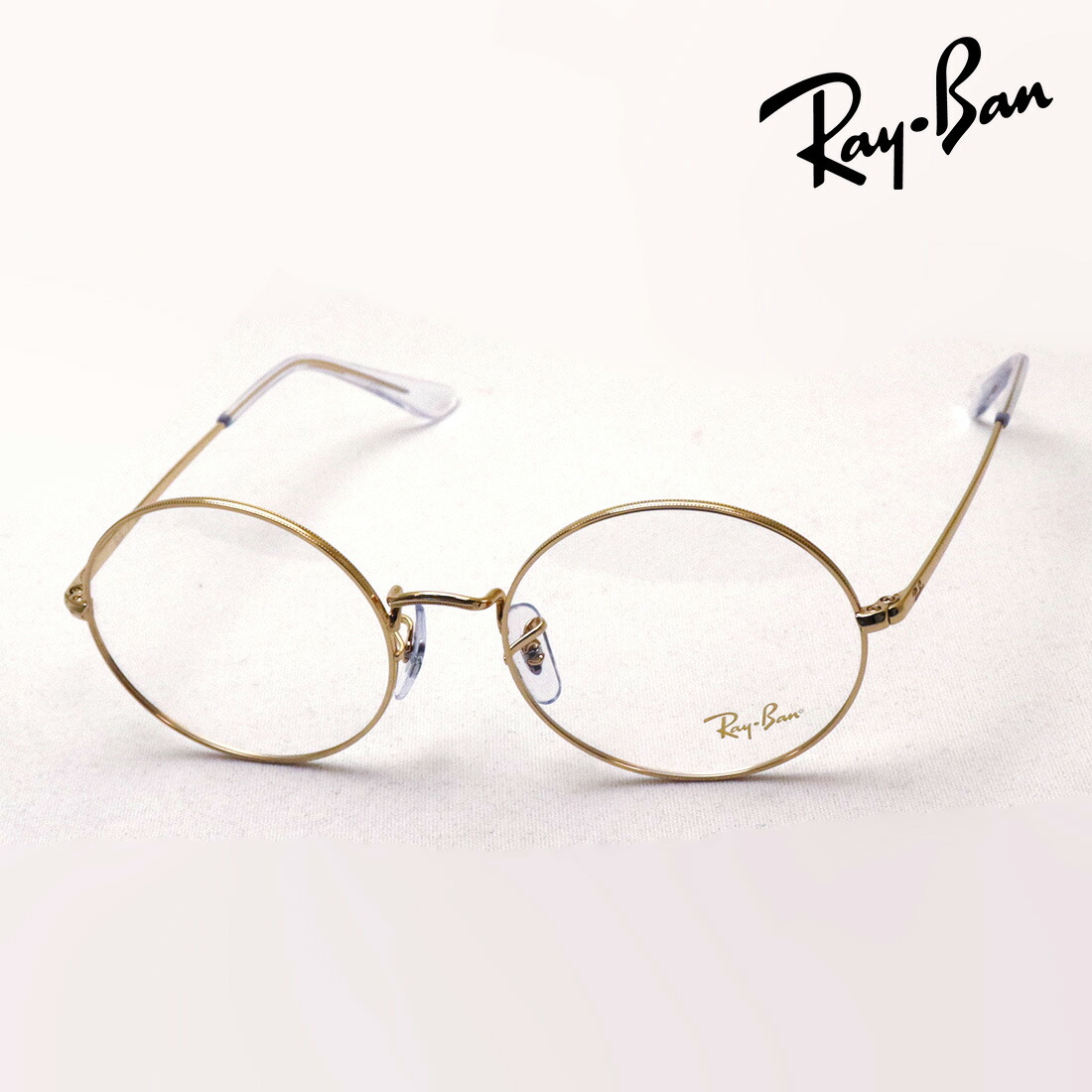 アウトレット レイバン メガネ フレーム 正規品 Ray-Ban RX1970V 3086 伊達メガネ 度付き ブルーライト カット 眼鏡 メタル RayBan オーバル ゴールド系|グラスマニア -Tokyo Aoyama-