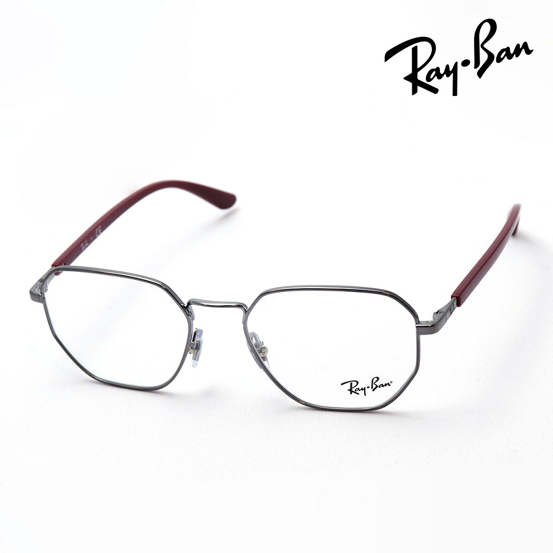 逃げ口 レイバン 眼鏡 ひな形 置き目品 Ray-Ban RX6471 2502 伊達眼鏡 度付き添い人 青みともし火 とり捨てる メガネ 黒縁 丸眼鏡 RayBan ラウンド しろがね色系