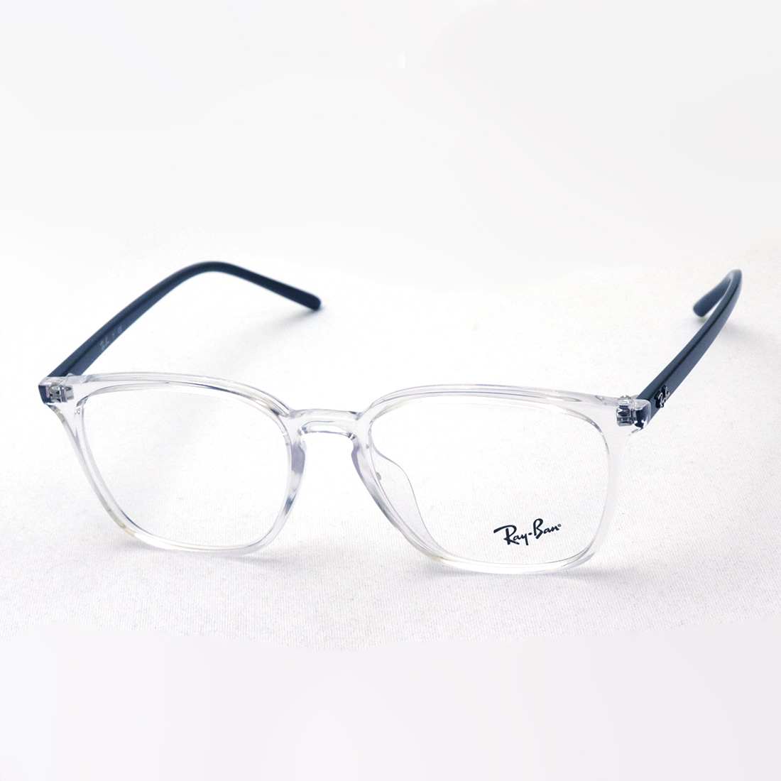 最大56％オフ！ 正規レイバン日本最大級の品揃え レイバン メガネ フレーム Ray-Ban RX7185F 5943 伊達メガネ 度付き  ブルーライト カット 眼鏡 RayBan スクエア クリア系 pe03.gr