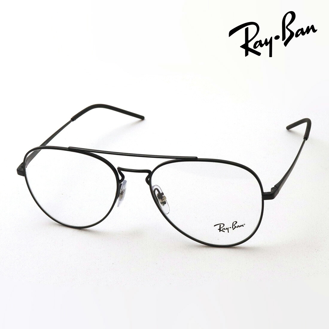 アウトレット レイバン メガネ フレーム 正規品 アビエーター Ray-Ban RX6413 2509 56サイズ 伊達メガネ 度付き 眼鏡 アビエーター RayBan ティアドロップ ブラック系