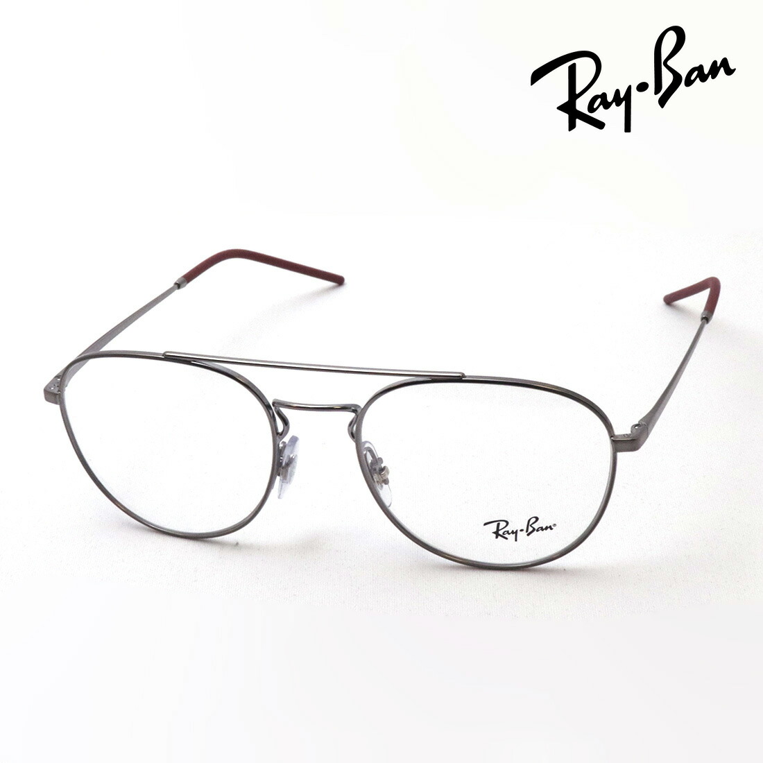 アウトレット レイバン メガネ フレーム 正規品 アビエーター Ray-Ban RX6414 2502 伊達メガネ 度付き 眼鏡 アビエーター RayBan ティアドロップ シルバー系 7,700円