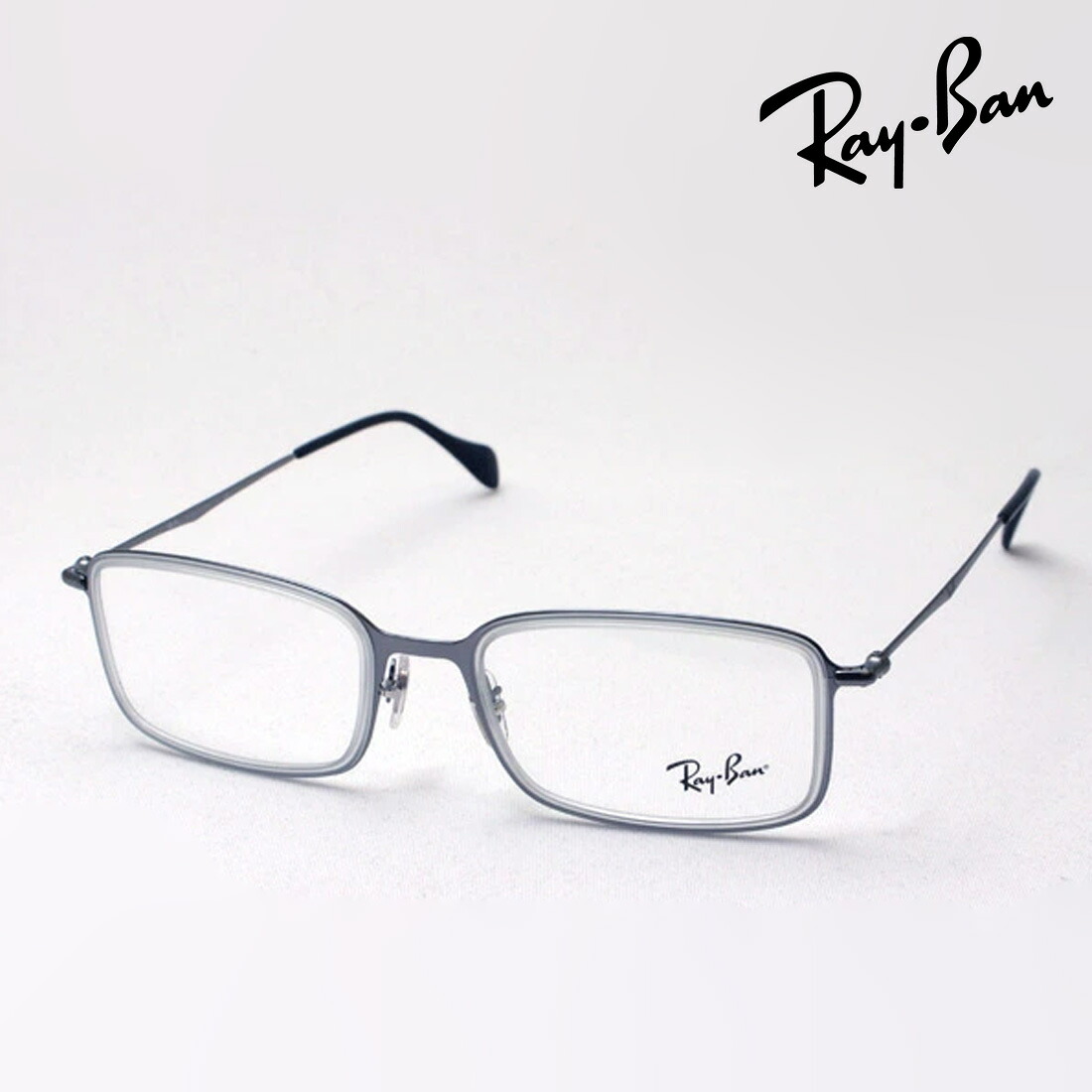 プレミア生産終了モデル レイバン メガネ フレーム 正規品 Ray-Ban RX6298 2759 伊達メガネ 度付き ブルーライト カット 眼鏡 メタル RayBan スクエア