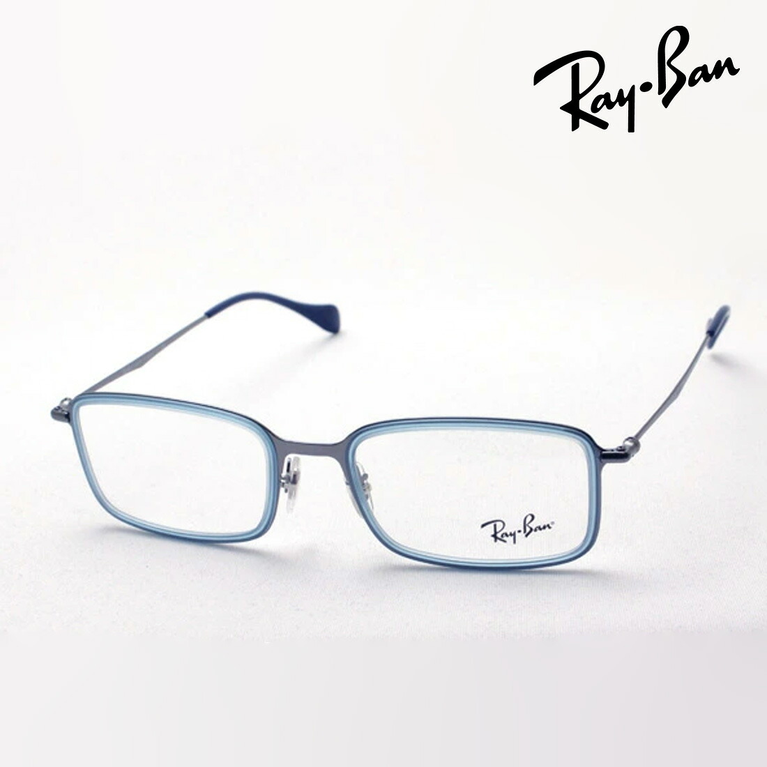 プレミア生産終了モデル レイバン メガネ フレーム 正規品 Ray-Ban RX6298 2810 伊達メガネ 度付き ブルーライト カット 眼鏡 メタル RayBan スクエア｜グラスマニア -Tokyo Aoyama-
