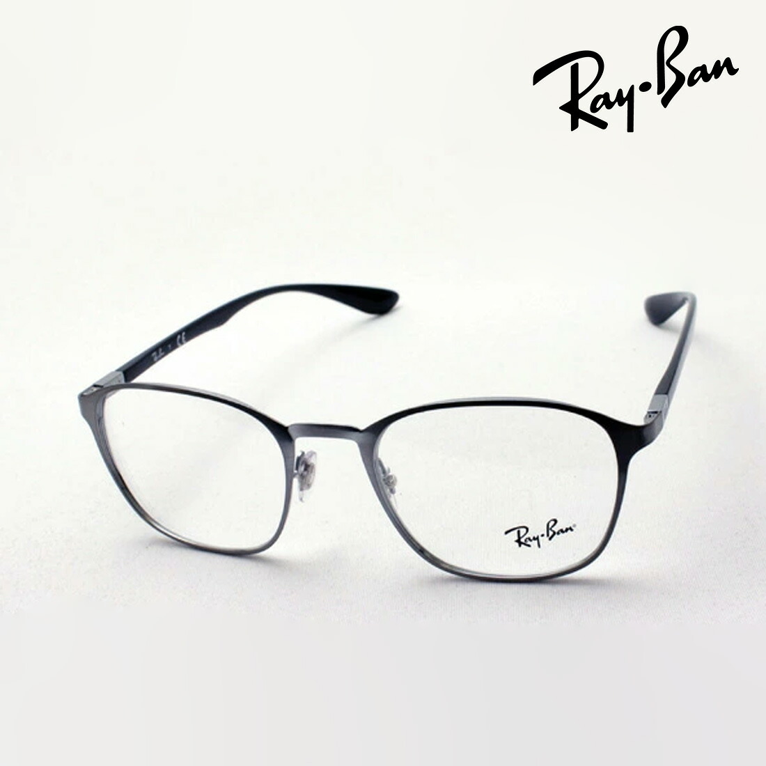 プレミア生産終了モデル レイバン メガネ フレーム 正規品 Ray-Ban RX6357 2553 伊達メガネ 度付き ブルーライト カット 眼鏡 メタル RayBan スクエア