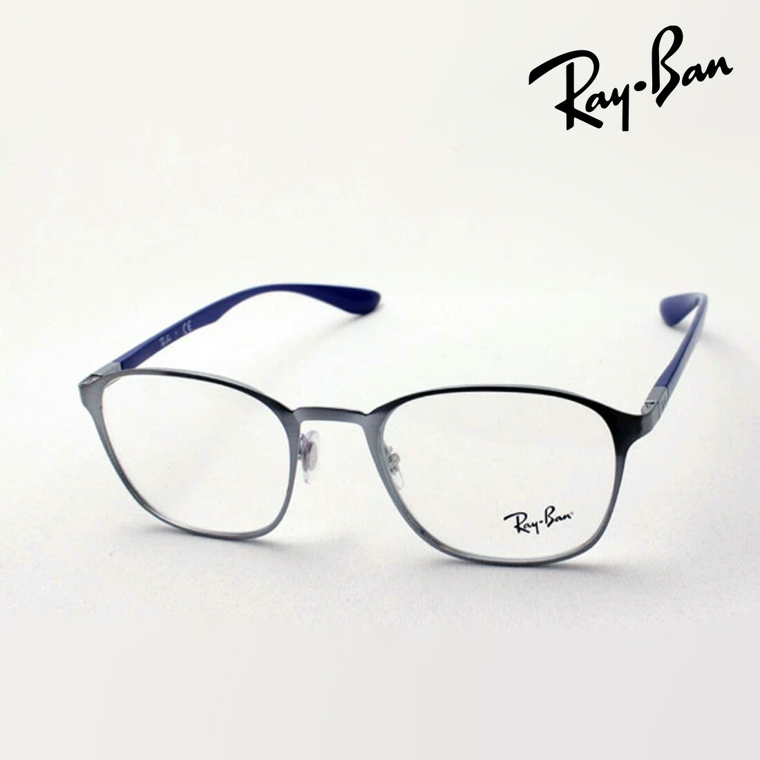 プレミア生産終了モデル レイバン メガネ フレーム 正規品 Ray-Ban RX6357 2878 伊達メガネ 度付き ブルーライト カット 眼鏡 メタル RayBan スクエア