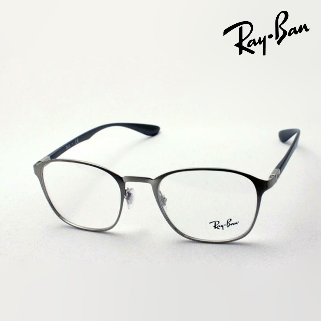 プレミア生産終了モデル レイバン メガネ フレーム 正規品 Ray-Ban RX6357 2879 伊達メガネ 度付き ブルーライト カット 眼鏡 メタル RayBan スクエア