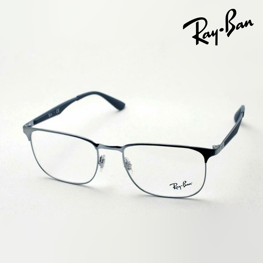 プレミア生産終了モデル レイバン メガネ フレーム 正規品 Ray-Ban RX6363 2553 伊達メガネ 度付き ブルーライト カット 眼鏡 メタル RayBan スクエア｜グラスマニア -Tokyo Aoyama-