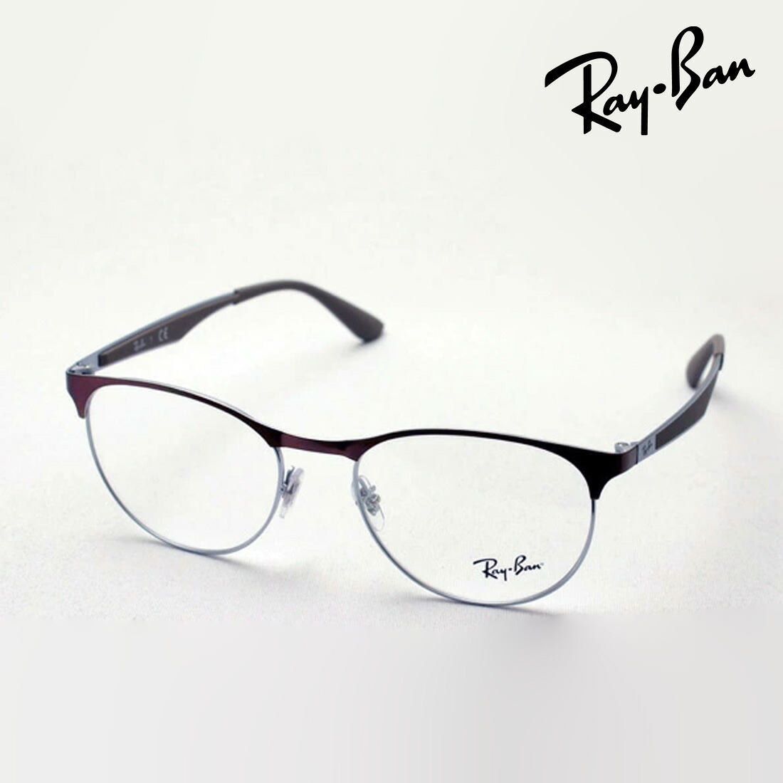 割り増し金生み出すこと為し終わる真似形 レイバン 眼鏡 枠組み 定まり品 Ray-Ban RX6365 2531 伊達眼鏡 度付き添い人 青碧ともし火 取りすてる メガネ 金属元素 RayBan ラウンド