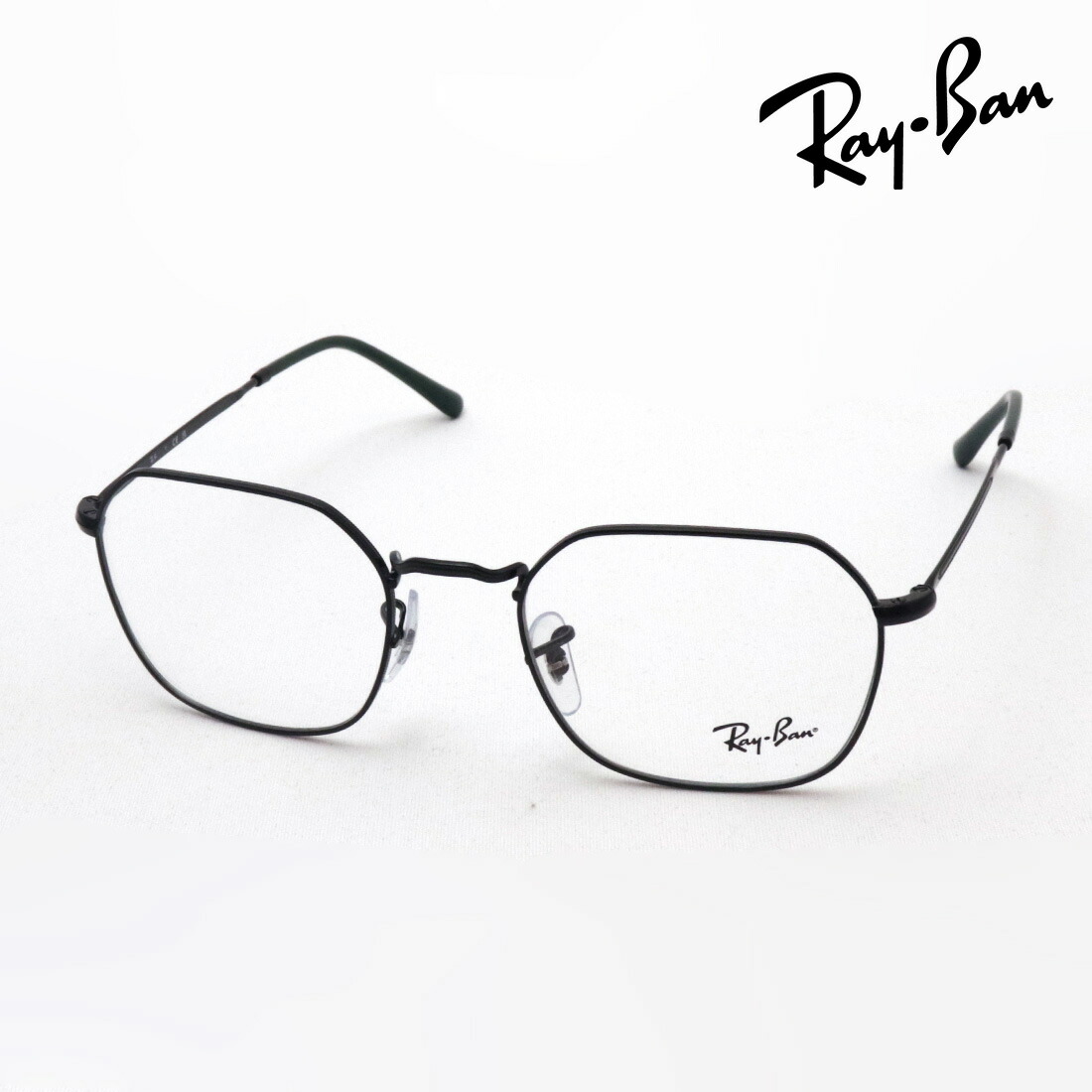 レイバン 眼鏡 枠組み 定まり品 JIM 体育館 Ray-Ban RX3694V 2509 伊達眼鏡 度付き添い人 青碧ともし火 取りすてる メガネ 金属元素 丸眼鏡 RayBan ラウンド 黒いこと系