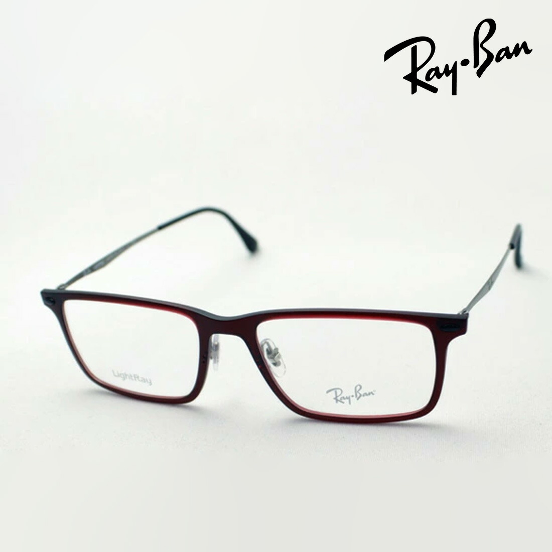 プレミア生産終了モデル レイバン メガネ フレーム 正規品 Ray-Ban RX7050 5456 伊達メガネ 度付き ブルーライト カット 眼鏡 RayBan スクエア