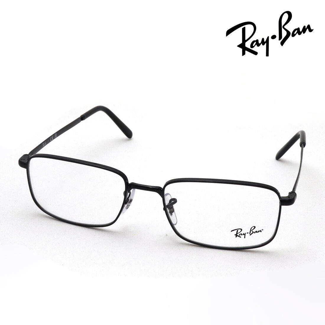 アウトレット レイバン メガネ フレーム 正規品 Ray-Ban RX3717V 2509 54 57 伊達メガネ 度付き ブルーライト カット 眼鏡 黒縁 メタル RayBan スクエア ブラック系