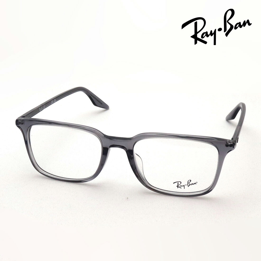 NewModel レイバン メガネ フレーム 正規品 Ray-Ban RX5421F 8268 伊達メガネ 度付き ブルーライト カット 眼鏡 RayBan スクエア グレー系