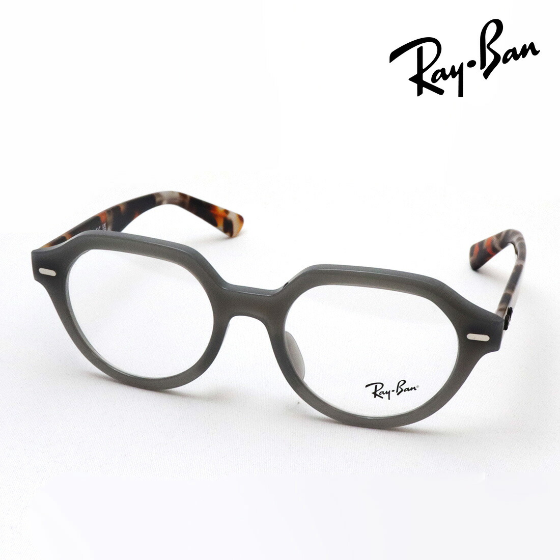レイバン メガネ フレーム 正規品 GINA ジーナ Ray-Ban RX7214F 8259 伊達メガネ 度付き ブルーライト カット 眼鏡 RayBan ボストン|グラスマニア -Tokyo Aoyama-